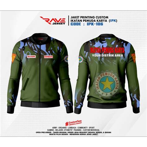 Jaket Ipk Jaket Pemuda Ikatan Pemuda Karya Jaket Printing Custom