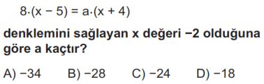 S N F Denklem Zme Test Mathocam