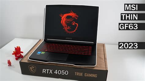 Unboxing Msi Thin Gf With Nvidia Geforce Rtx Budget But