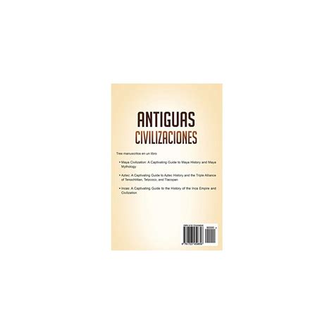 Buy Antiguas Civilizaciones Una Fascinante Guía sobre la Historia de