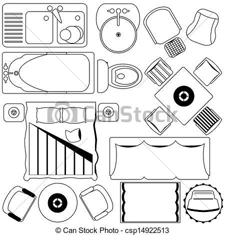 clipart furniture floor plan 19 free Cliparts | Download images on ...