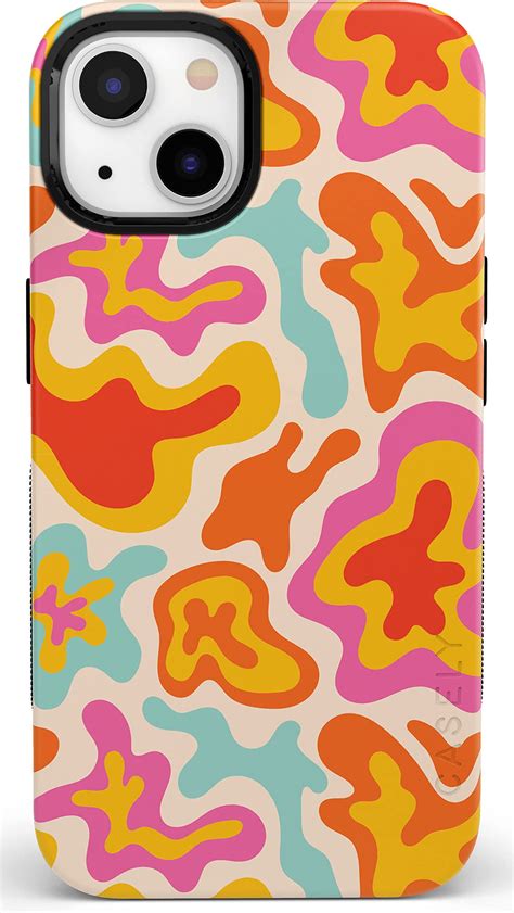 Casely Iphone Plus Case Color Splash Abstract Retro Case Bold