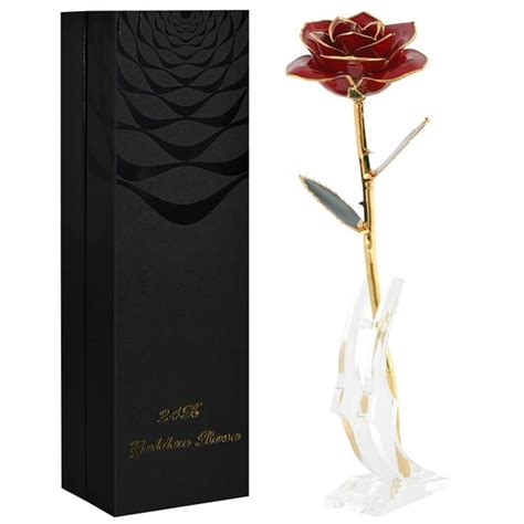 rosa eterna banada en oro   gold dipped bodega aurrera en linea