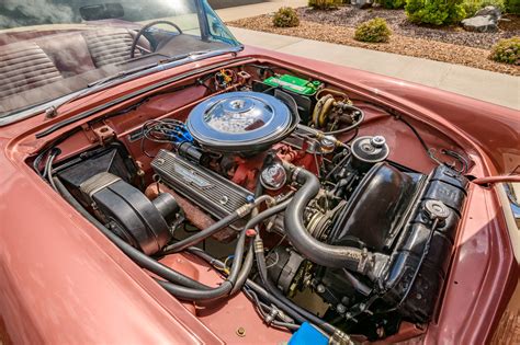 1957 Ford Thunderbird Engine bay | Ford Thunderbird forum club group ...