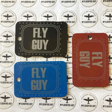 Fly Guy Aluminum Boeing Fuselage Window Design Luggage Tag Etsy