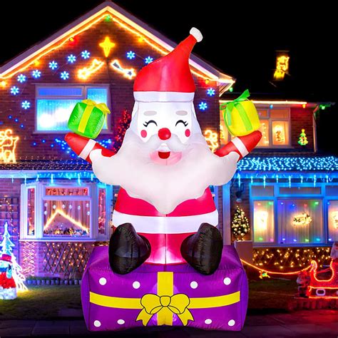 Christmas Inflatables, Christmas Outdoor Decorations, InflatableSanta ...