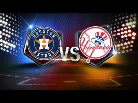 MLB 15 The Show Houston Astros Vs New York Yankees Simulation YouTube