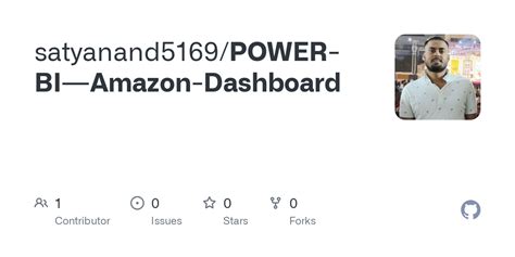 GitHub Satyanand5169 POWER BI Amazon Dashboard