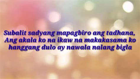 Pinagtagpo Pero Hindi Tinadhanaspoken Word Poetry Tagalog Youtube