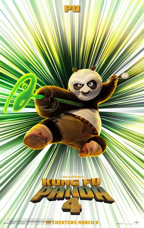 Kung Fu Panda 4 2024 Poster Lora Bendite