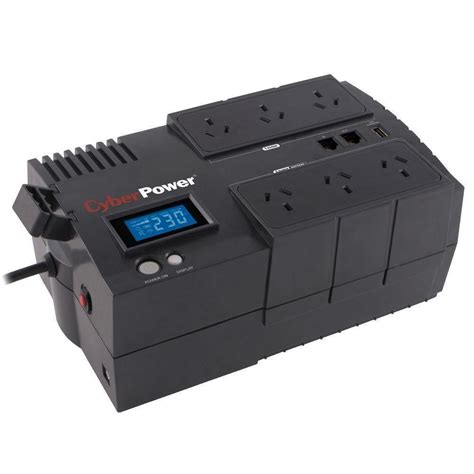 CyberPower BR700ELCD BRIC-LCD 700VA/390W (10A) Line Interactive UPS ...