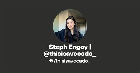 Steph Engoy Thisisavocado Instagram Tiktok Linktree