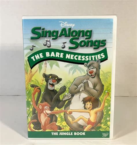 DISNEY SING ALONG Songs The Jungle Book Bare Necessities DVD 2006