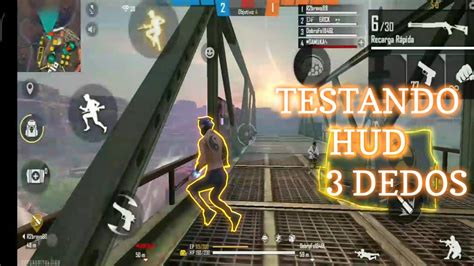 TESTANDO NOVO HUD 3 DEDOS FREEFIRE HIGHILITS YouTube