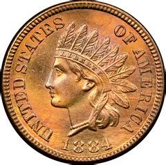 1884 PROOF Indian Head Penny Prices Ungraded NGC PCGS Values