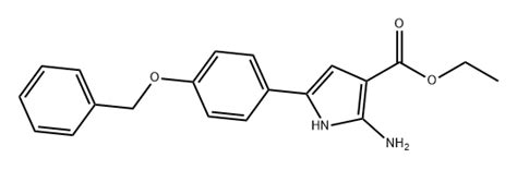 1H Pyrrole 3 Carboxylic Acid 2 Amino 5 4 Phenylmethoxy Phenyl