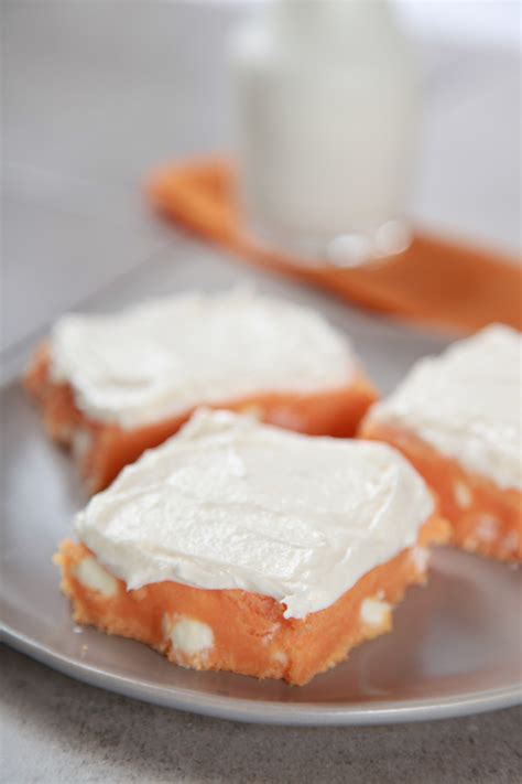 Orange Creamsicle Bars Baking Beauty