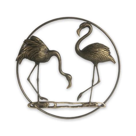 Flamingo Wall Art - Metal - 20"