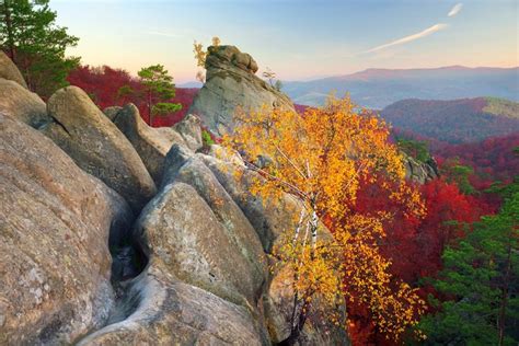 K Dovbush Rocks Ukraine Mountains Autumn Forests