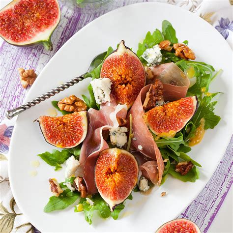 Recette Salade De Figues Bleu Et Jambon Cru