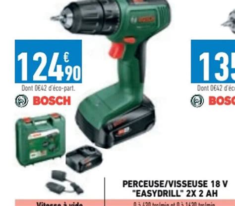 Promo Perceuse Visseuse V Easydrill X Ah Chez Brico Cash