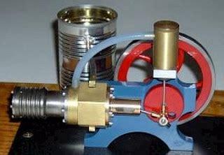 Jerry S Model Engine Plans Blog Vintage Stirling Engine Built By Ken