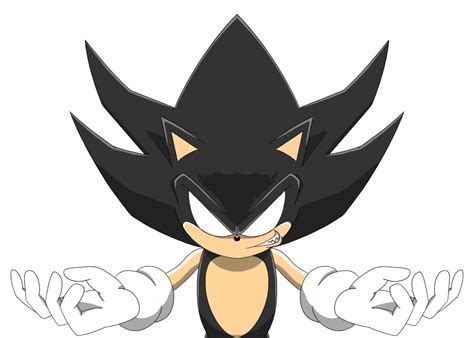 Dark Sonic by TheArtistPanda on DeviantArt