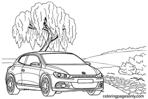 Volkswagen Coloring Pages Coloringpagesonly