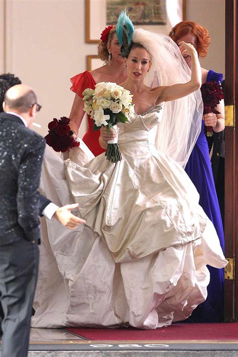 Vivienne Westwood Is Displaying Carrie Bradshaw S Wedding Dress For Sex