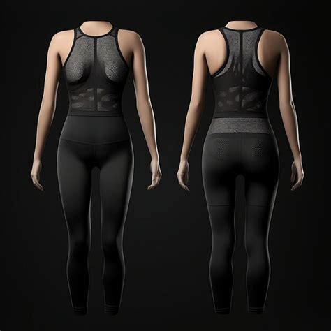 Premium Ai Image Isolated Of Bikini Sheer Bikini Stretchy Fabric Spandex On Black Backgro