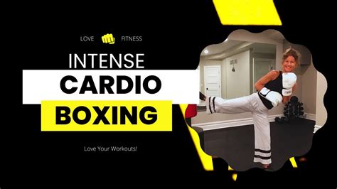 Intense Non Stop Cardio Kickboxing Workout Youtube