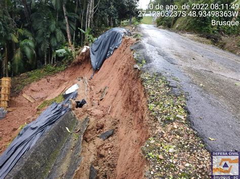 Brusque Registra Sete Ocorr Ncias Por Causa Da Chuva Diz Defesa Civil