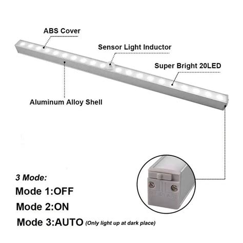 Питание от батареи 20 светодиодный инфракрасный датчик движения PIR ...