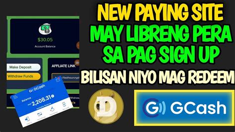 NEW PAYING SITE MAY LIBRENG PERA SA PAG SIGN UP PALANG LEGIT TO SIGN