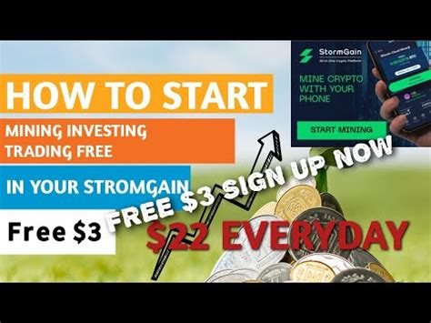 Cara Mining Trading Gratis Di Stormgain Penghasil Uang Gratis