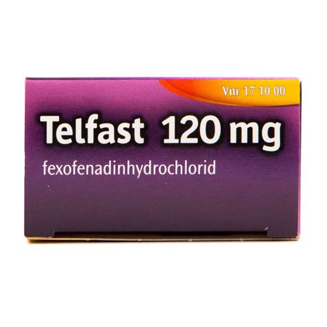 Køb Telfast 120 mg 30 Tabl Mecindo