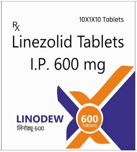 Linezolid 600 Mg Tablet Packaging Size 1x10 At Rs 449 Stripe In