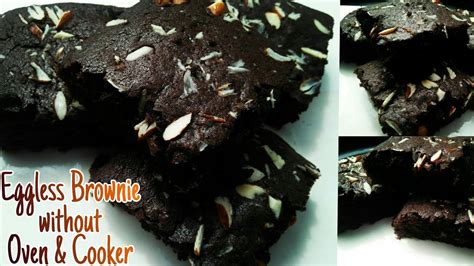 Eggless Chocolate Brownie In Lockdown No Oven Cooker Best