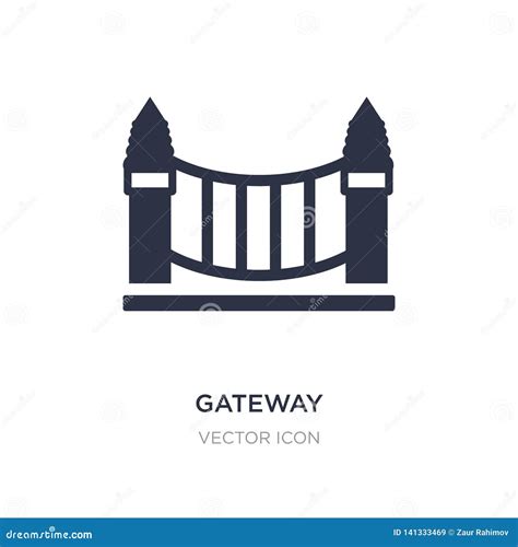 Gateway Icon On White Background Simple Element Illustration From City