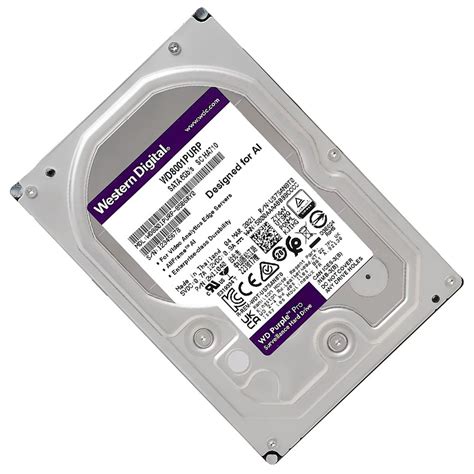 HD Western Digital 8TB WD Purple Pro 3.5" SATA 3 7200RPM - WD8001PURP ...