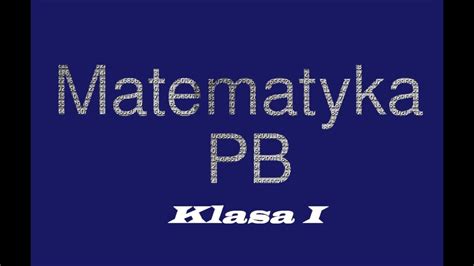 Sprawdziany Z Matematyki Dla Klasy Pierwszej Szko Y Podstawowej