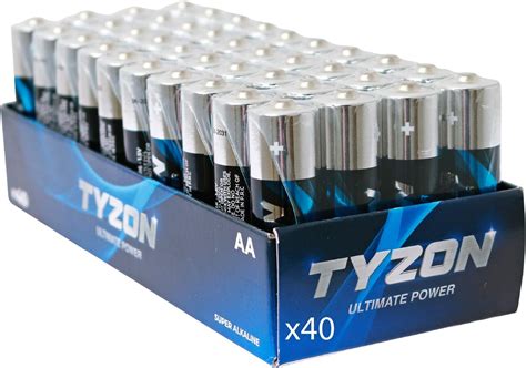 Tyzon Piles Alcalines Aa V Pack De Durables Haute