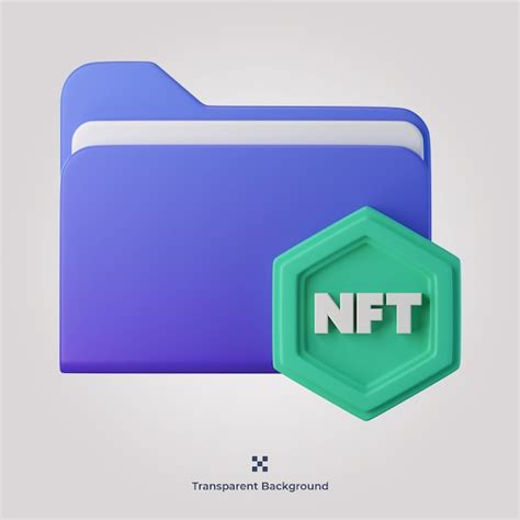 Premium Psd Nft File D Icon Illustration