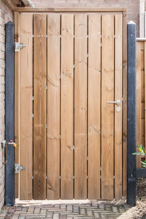 Houten Tuindeur Maken Fence Design Backyard Door Garden Gates