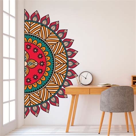 Mandala Wall Decal Etsy