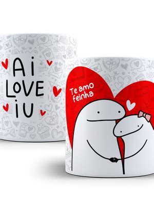 Caneca Flork Meme Casal Te Amo Compre Produtos Personalizados No Elo7