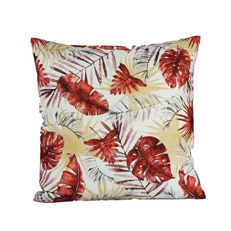 Coussin Botanique Terracotta Tissus Des Ursules