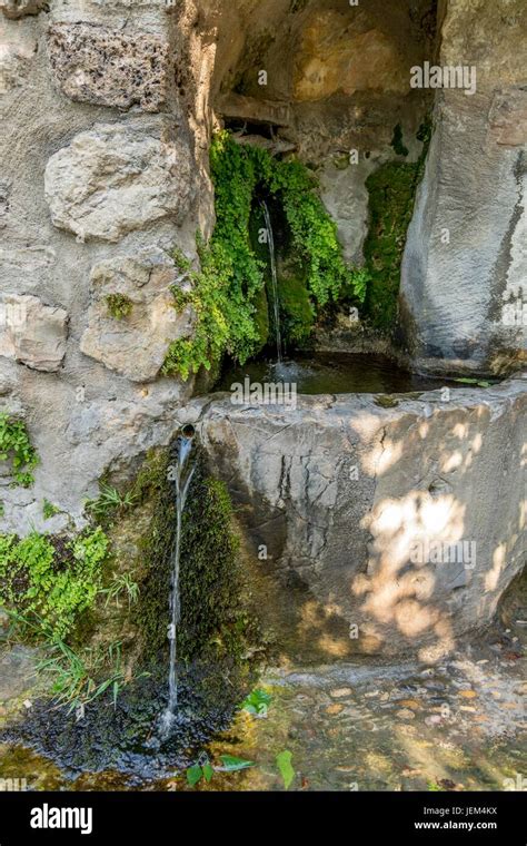 Fountain Of Saint Guilhem Le Desert Labelled Les Plus Beaux Villages De