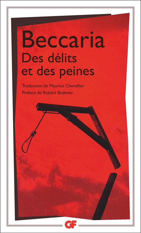 Amazon Fr Des D Lits Et Des Peines Beccaria Cesare Badinter