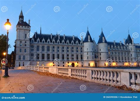 View Of Conciergerie Former Prison And Part Of Old Royal Palace On